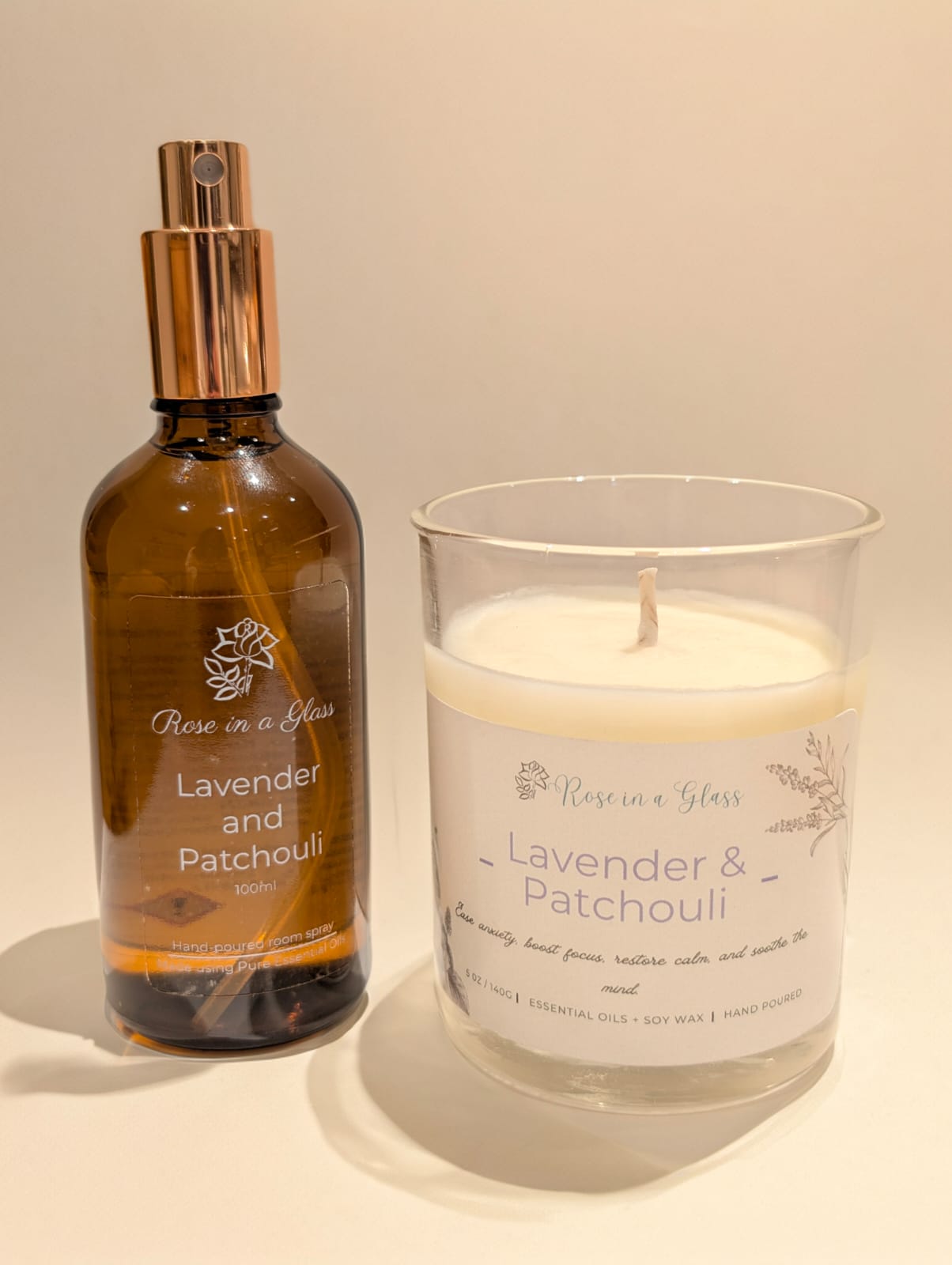 The Grounding Ritual Gift Set: Lavender and Patchouli