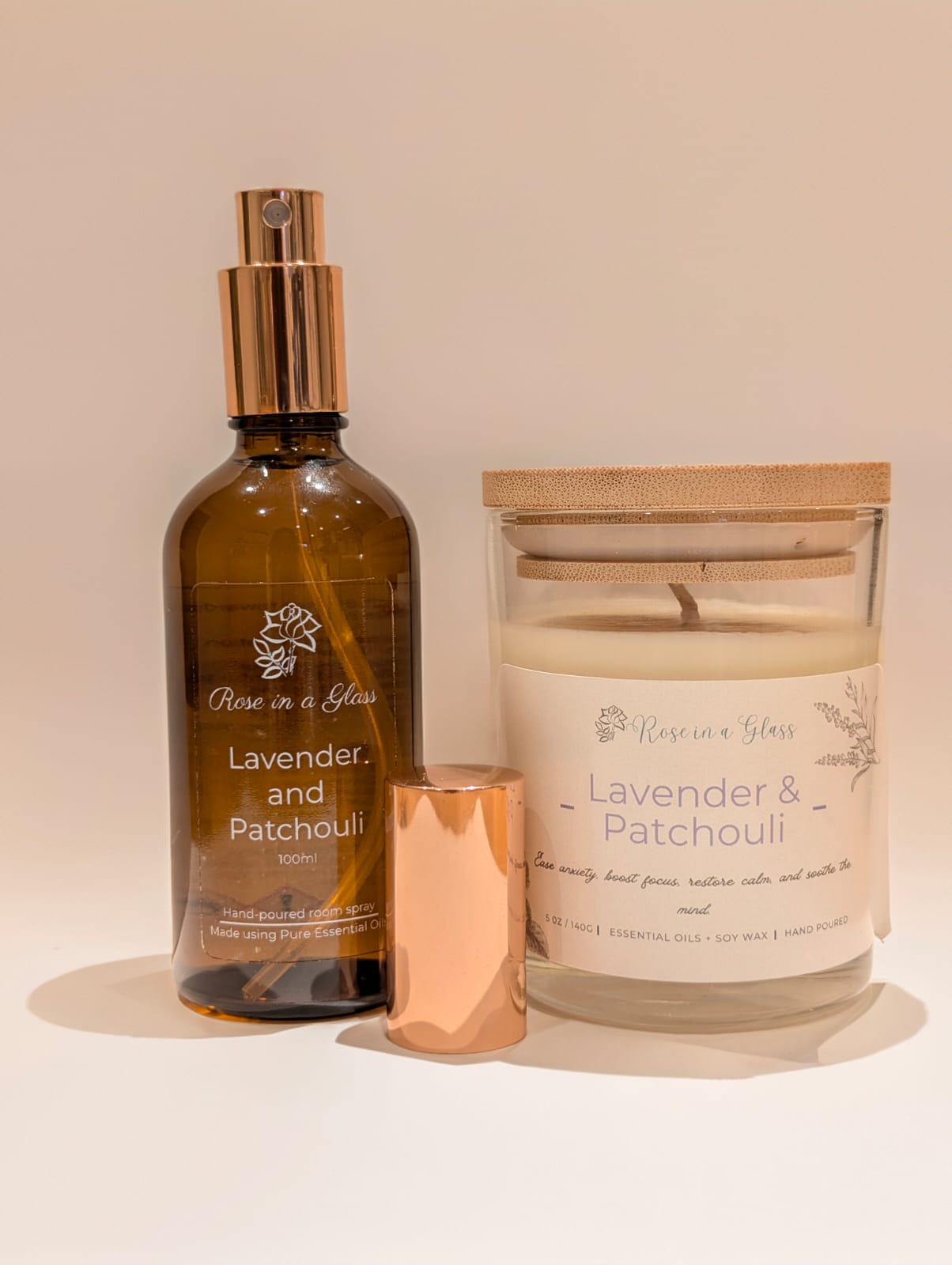 The Grounding Ritual Aromatherapy Gift Set: Lavender and Patchouli