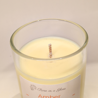 Amber Glow Aromatherapy Candle | The Comforting Soy Candle