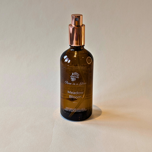 Botanical Meadow Bloom room spray for quick aromatherapy wellness and busy mind sensory support