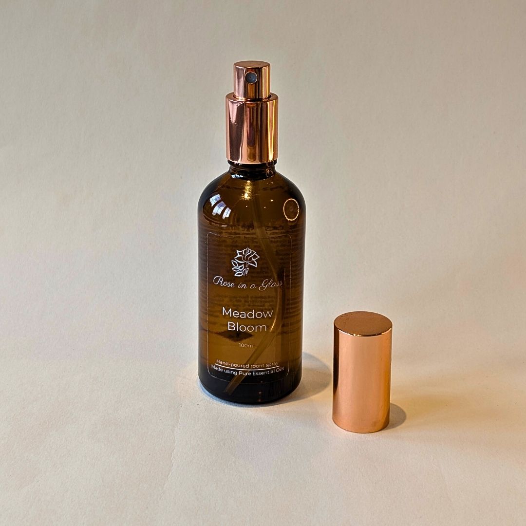 Botanical room spray in a neurodiversity friendly self care Meadow Bloom gift  set handcrafted in Hampshire