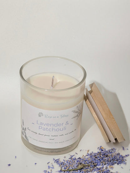 Lavender & Patchouli Aromatherapy Candle | The Grounding Soy Candle