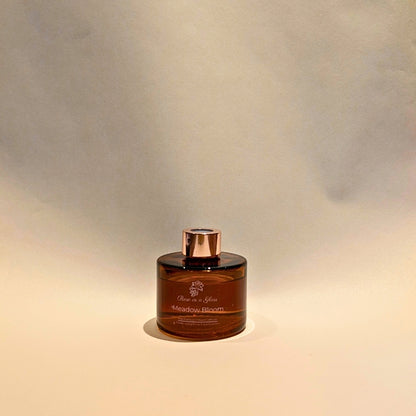 Pure essential oil Meadow Bloom reed diffuser to find calm focus and tranquillity in overstimulating spaces