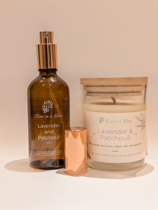 The Grounding Ritual Gift Set: Lavender and Patchouli